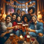 DALL·E 2024-01-04 09.24.06 - A festive and heartwarming New Years greeting scene centered around the theme of beer. The image features a group of diverse friends, each of differe.png